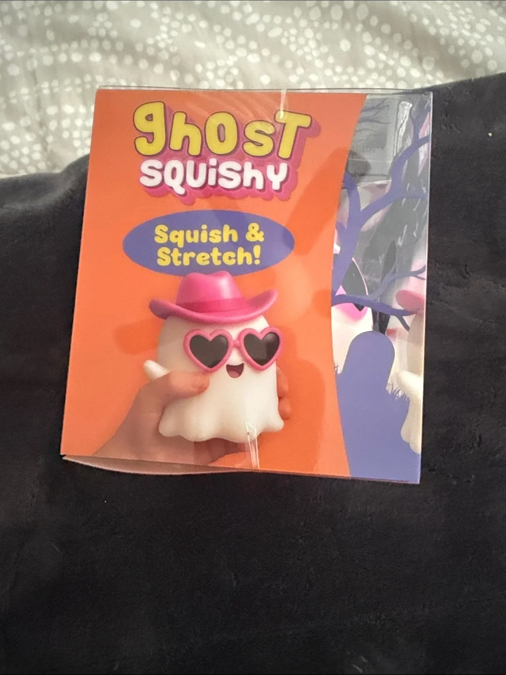 Ghost Squishy Toy - Pink & White NWT unopened authentic